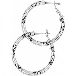 Brighton Small Hoop Charm Earrings